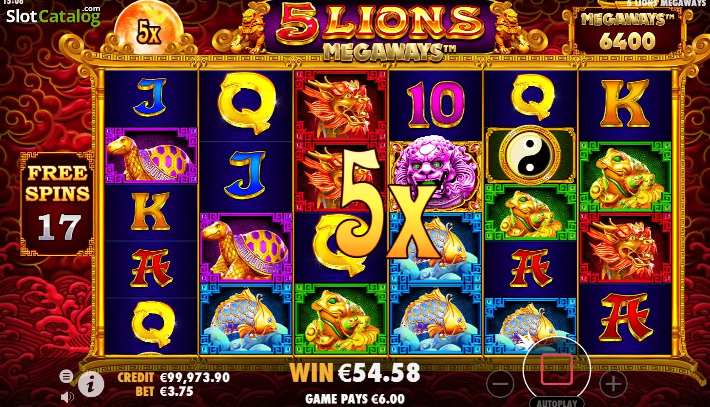 5 Lions Megaways — screenshot 5