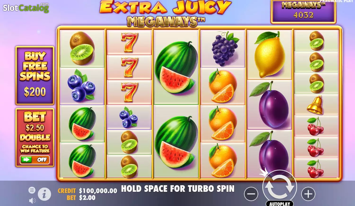 Extra Juicy Megaways — Big Win