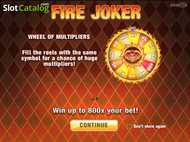 Fire Joker — Bônus / Feature